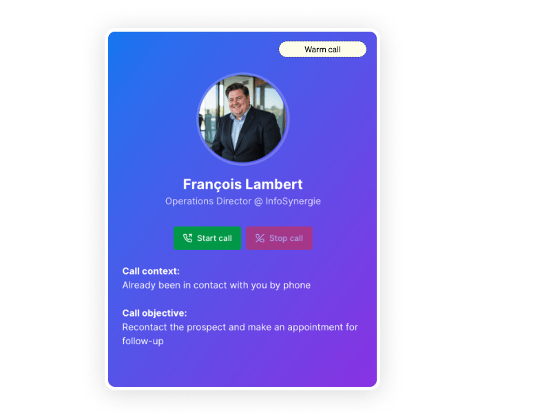 Realistic simulation with male AI prospect